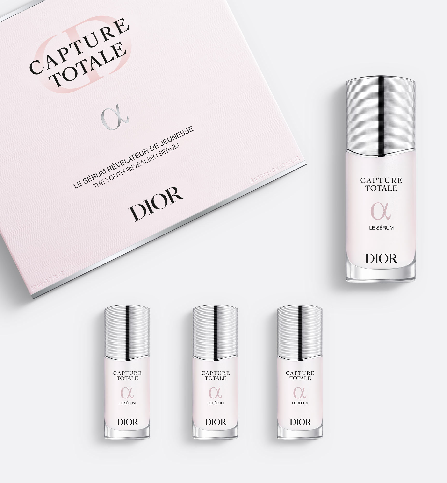 Capture Totale Le Sérum Set: 50 ml serum and three 10 ml serums | DIOR